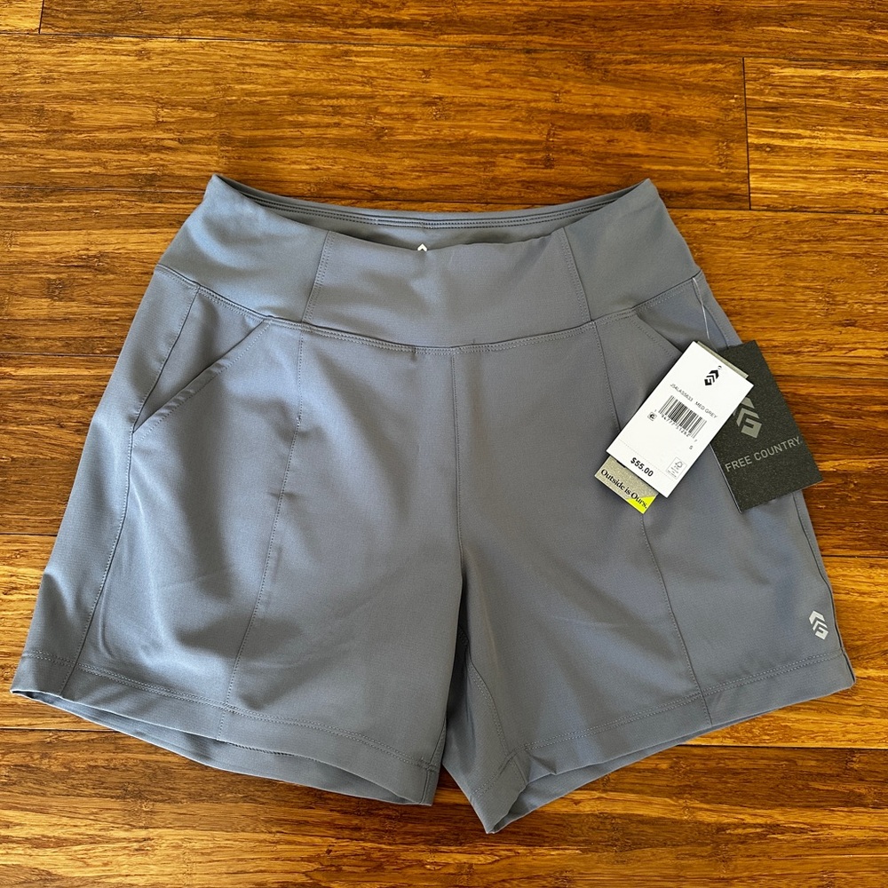 Clearance! New! Free Country Gray Women's Shorts - size Small